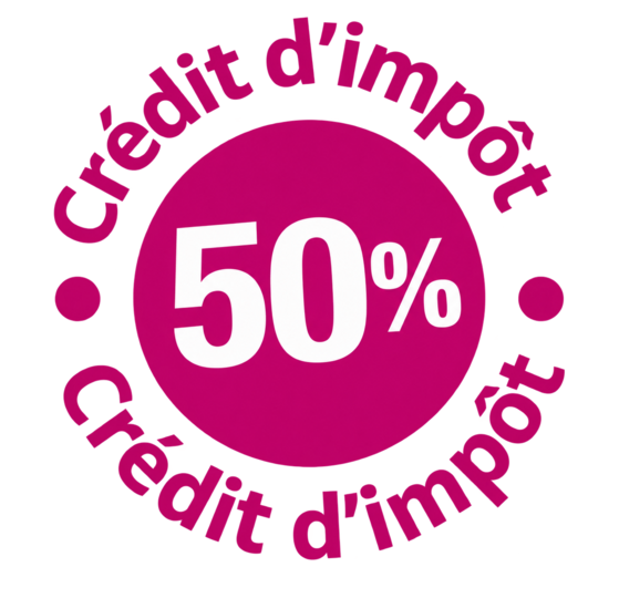 Crédit d’impôt de 50 %
