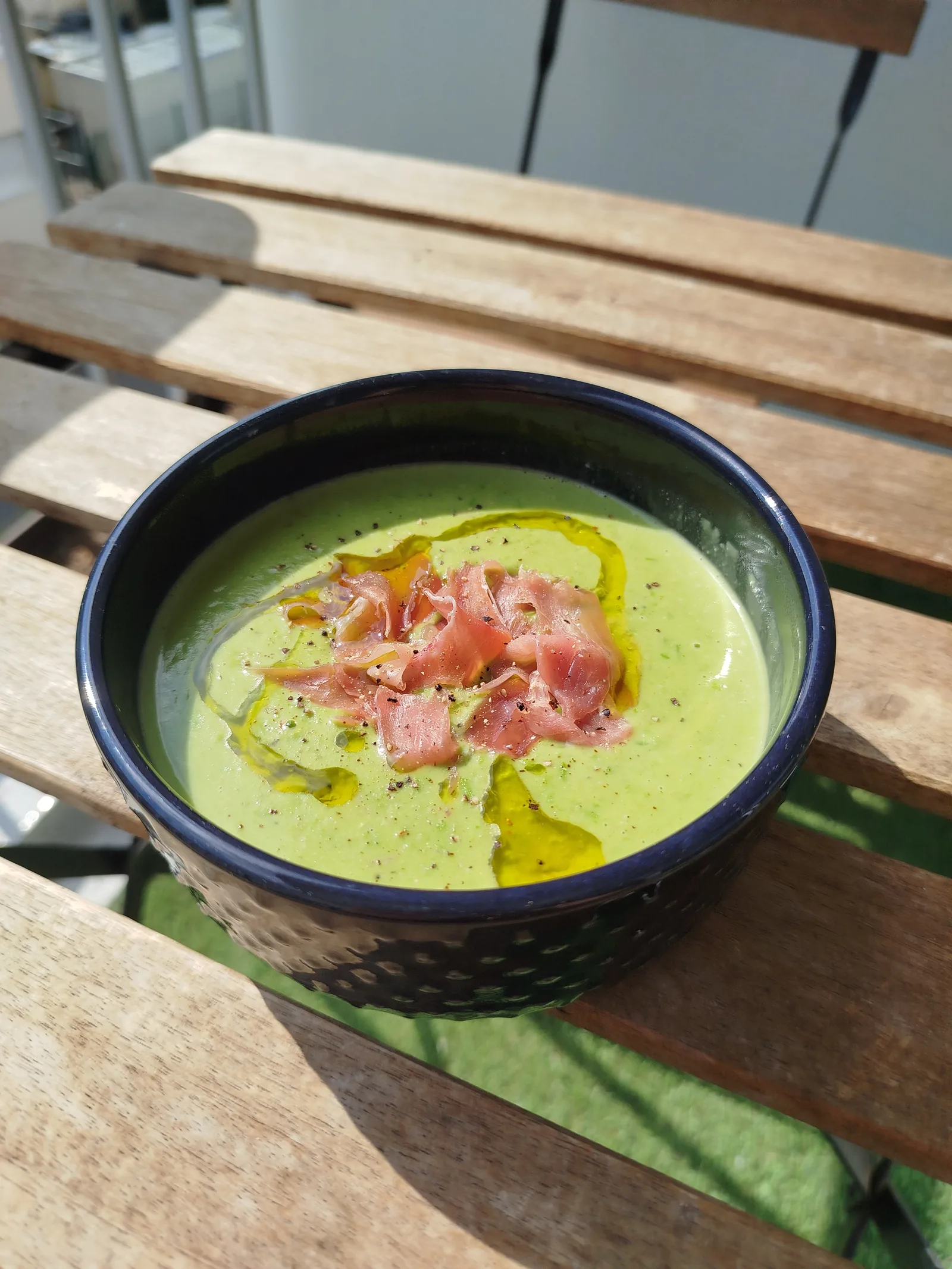Velouté de petits pois
